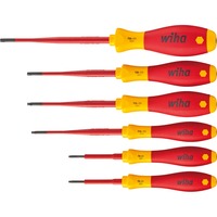 Wiha Schroevendraaierset SoftFinish electric slimFix Rood/geel, 6-delig