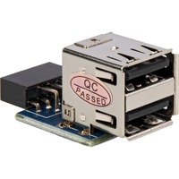 DeLOCK USB Pinheader Bu > 2x USB2.0 adapter