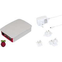 Raspberry Pi Foundation Officiële Raspberry-case & voedingsbundel , set Wit | WA-BUNDLE-WH