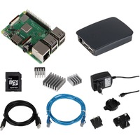 Raspberry Pi Foundation Raspberry Pi 3 model B+ Starter Kit mini-pc Zwart | Cortex-A53 | VideoCore IV | 1 GB