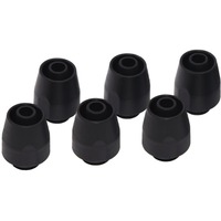Alphacool HF compression Fitting TPV - 12,7/7,6mm Straight verbinding Zwart (mat), 6 stuks