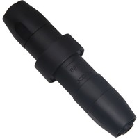 Alphacool HF quick release connector kit TPV - Eisbaer compatible verbinding Zwart (mat)