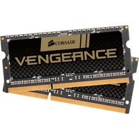 Corsair 64 GB DDR4-2666 Kit laptopgeheugen Zwart, CMSX64GX4M2A2666C18, Vengeance