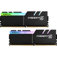 G.Skill 16 GB DDR4-3600 Kit werkgeheugen Zwart, F4-3600C18D-16GTZR, Trident Z RGB, XMP