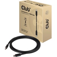 Club 3D Mini-DisplayPort 1.4 HBR3 kabel Zwart, 2 meter