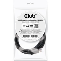 Club 3D Mini-DisplayPort naar DisplayPort 1.2 kabel Zwart, 2 meter