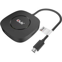 Club 3D USB-C 3.2 Hub met DisplayPort 1.4 Zwart