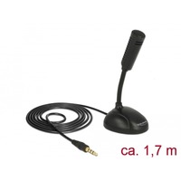 DeLOCK Condensator microfoon Zwart