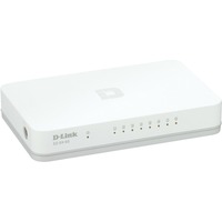 D-Link GO-SW-8G switch Wit/grijs