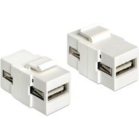 DeLOCK Keystone Module USB 2.0 A - USB 2.0 A 86317