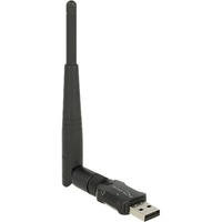 DeLOCK USB 2.0 Dual Band WLAN Stick wlan adapter Zwart