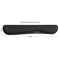 DeLOCK Wrist Rest for Keybord / Laptop polssteun Zwart