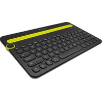 Logitech K480 Bluetooth Multi Device Black, toetsenbord Zwart/geel, US-International, Bluetooth