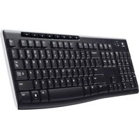 Logitech Wireless Keyboard K270 Zwart, EU lay-out (QWERTY), Rubberdome