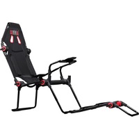 Next Level Racing F-GT Lite Foldable racing simulator Zwart/rood