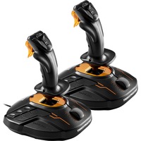 Thrustmaster T.16000M FCS Space Sim Duo joystick Zwart/oranje, PC