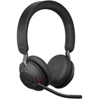 Jabra Evolve2 65 on-ear headset Zwart, UC, USB-A, Oplader