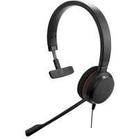 Jabra Evolve 20 MS Mono USB on-ear headset Zwart