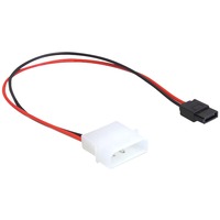DeLOCK 4-pin 5,25" Molex (female) naar SATA power (male) kabel 