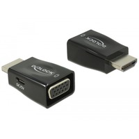 DeLOCK HDMI-A naar VGA adapter Zwart