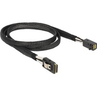 DeLOCK Mini SAS HD SFF-8643 > Mini SAS SFF-8087 adapter Zwart, 1 meter