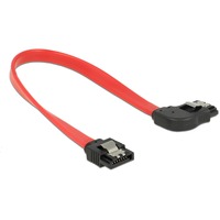 DeLOCK SATA 6 Gb/s, rechtse hoek kabel Rood, 0,2 meter