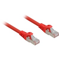 Sharkoon Cat.6a netwerkkabel Rood, 2 meter, SFTP, RJ-45, Halogeenvrij