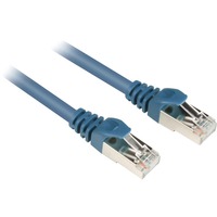 Sharkoon Netwerkkabel SFTP, RJ-45 met Cat.6 Blauw, 0,25 meter