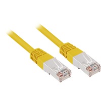 Sharkoon RJ45 CAT.5e S/FTP 1,5m kabel Geel