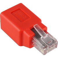 goobay Adapter RJ45 Cat.5 Crossover Rood, Bulk