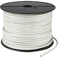 goobay Netwerkkabel RJ-45 F/UTP met Cat.5e Grijs, 100 meter, Kabelrol, Flexibel