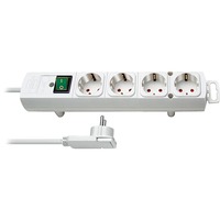 Brennenstuhl Comfort Line Plus stekkerdoos 4-voudig stekkerdoos Wit, 2 meter
