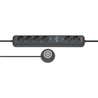 Brennenstuhl Eco-Line Comfort Switch Plus 6x stekkerdoos antraciet, 1159560516, voor 6 stekkers