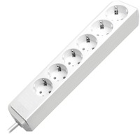 Brennenstuhl Eco-Line Stekkerdoos 6x stekkerdoos Wit, 1159420015, voor 6 stekkers