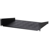 DSI 2U Legbord voor 450 mm diepe wandkasten - DS-FH2U350 inlegrooster Zwart, 485 x 350 x 88 mm