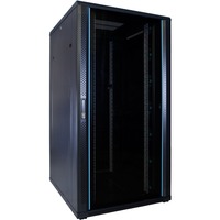 DSI 32U serverkast met glazen deur - DS8032 server rack Zwart, 800 x 1000 x 1600mm