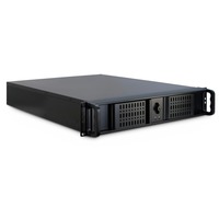 Inter-Tech 2U-2098-SL rack behuizing Zwart | 2x USB-A