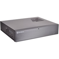 SilverStone SST-ML04B-C HTPC behuizing Zwart | 1x USB-A | 1x USB-C