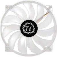 Thermaltake Pure 20 LED Blue case fan Transparant, 3-pin aansluiting