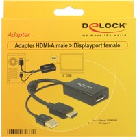 DeLOCK Adapter HDMI -> DisplayPort 1.2