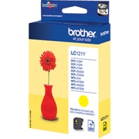 Brother Inkt - LC-121Y Geel, Geel