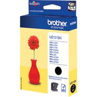 Brother Originele Brother LC-121BK zwarte inktcartridge Zwart, Zwart