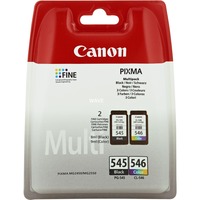 Canon Inkt-PG-545/CL-546 Multipack Zwart, Kleur