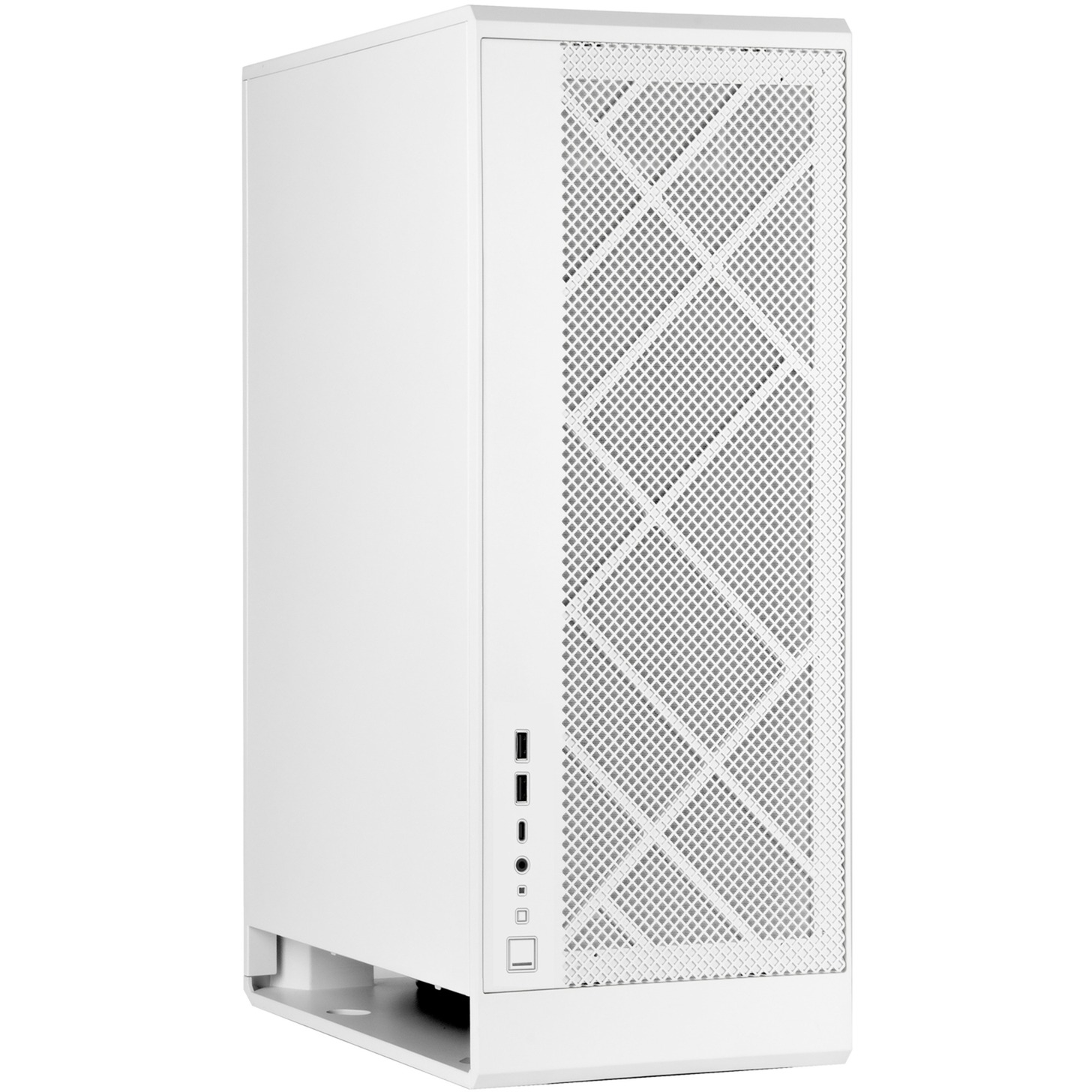 SilverStone alta g1m mini tower behuizing (wit | 2x usb-a | 1x usb-c)