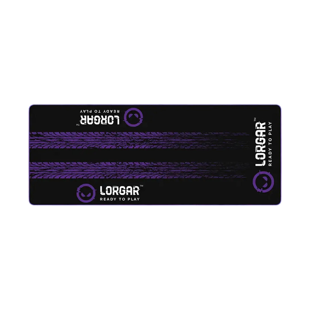 LORGAR rx1fm racing floor mat advanced beschermingsmat (zwart/paars)