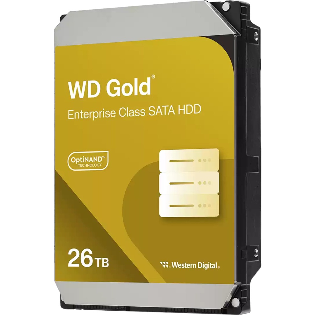 WD gold enterprise class 26 tb harde schijf (261kryz, sata 600, 24/7)
