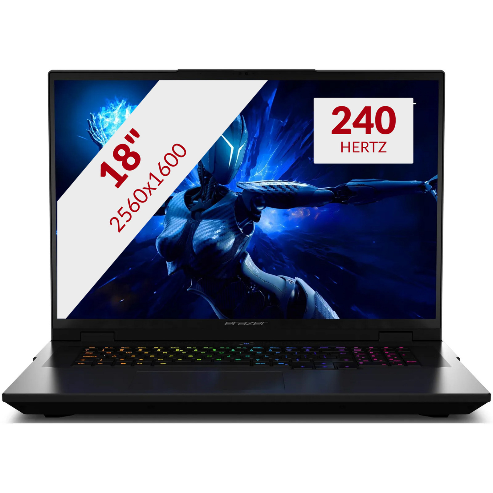 Erazer beast 18 x1 md62730 18" gaming laptop (zwart | core ultra 9 275hx | rtx 5090 | 32 gb | 2 tb ssd)