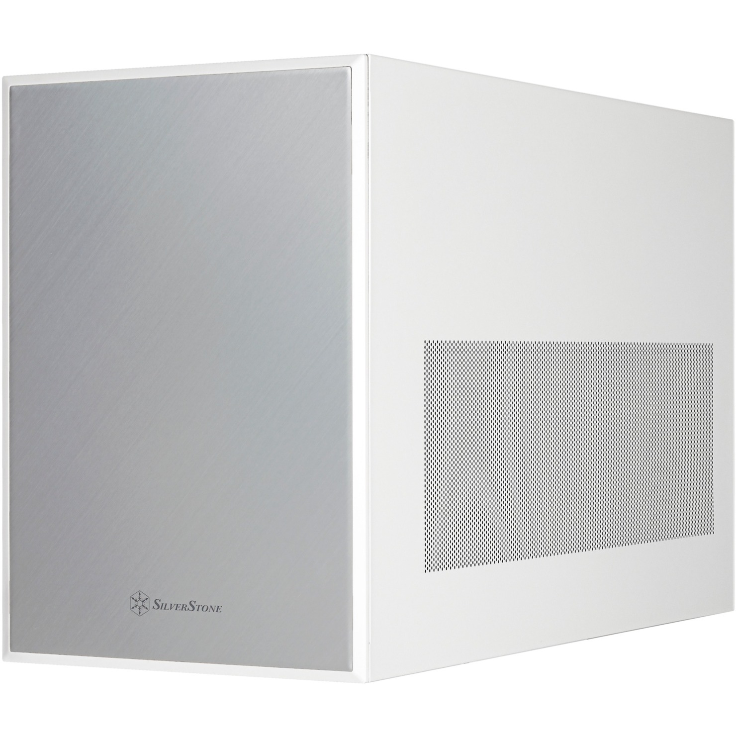 SilverStone sugo 17 mini tower behuizing (wit | 2x usb-a | 1x usb-c)