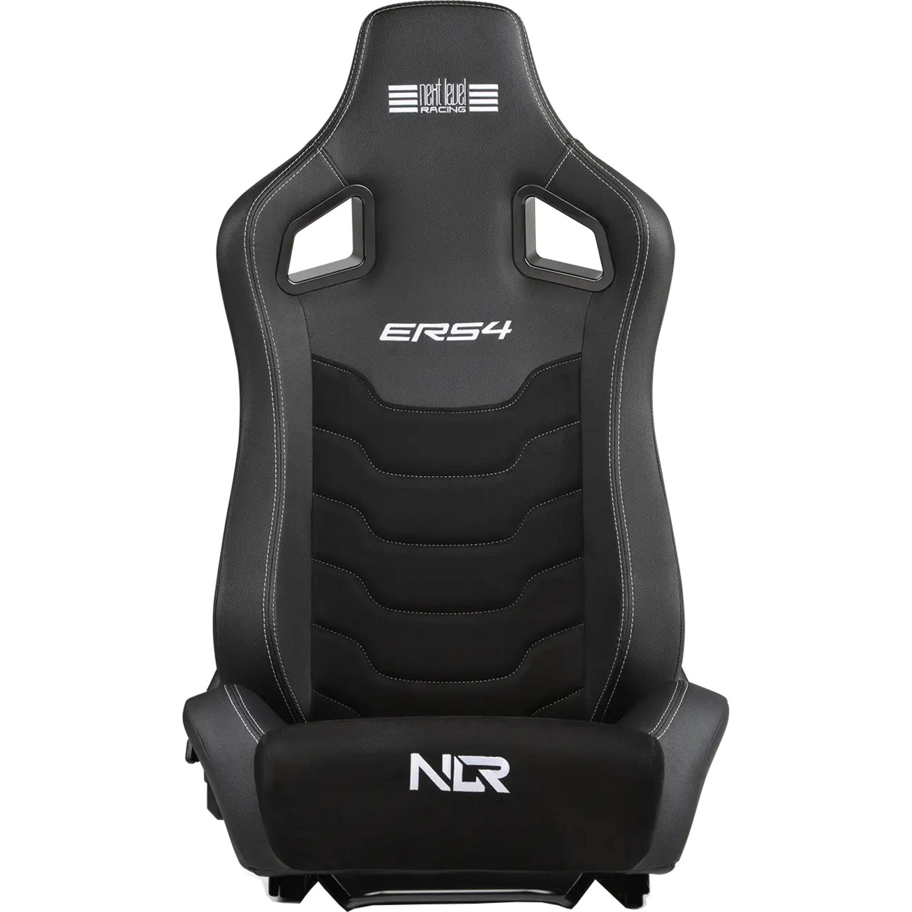 Next Level Racing ers4 elite reclining seat - pu leder & suède edition gamestoel (zwart)