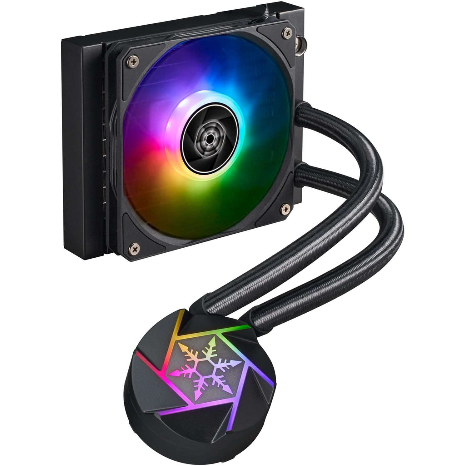 SilverStone vida 120 slim waterkoeling (zwart)